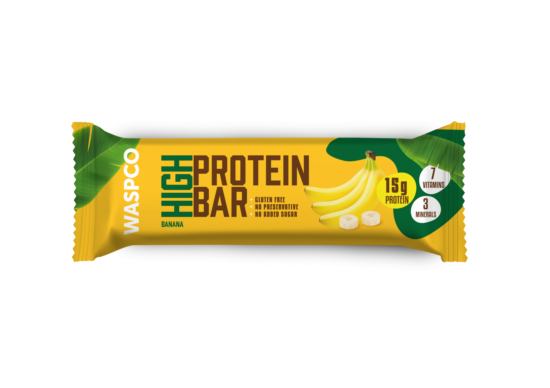 High Protein Bar with Banana and Vitamins-339